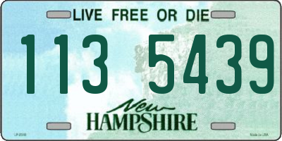 NH license plate 1135439