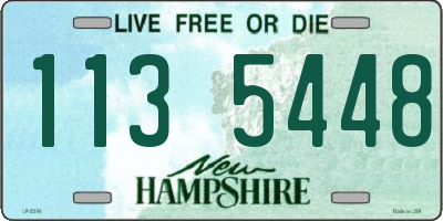 NH license plate 1135448
