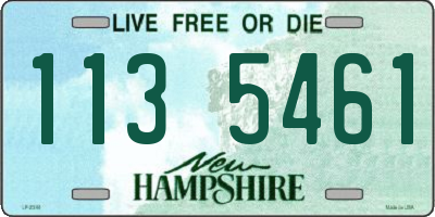 NH license plate 1135461