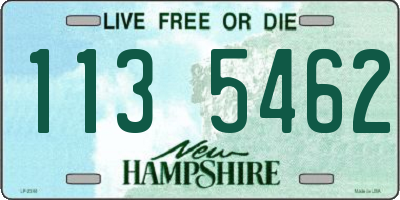 NH license plate 1135462