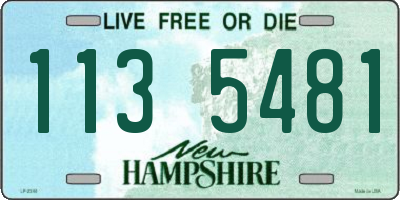 NH license plate 1135481