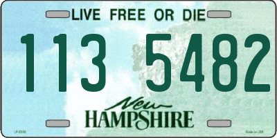 NH license plate 1135482