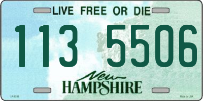 NH license plate 1135506