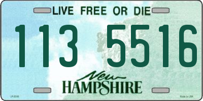 NH license plate 1135516