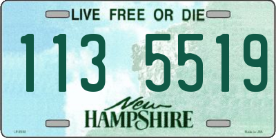 NH license plate 1135519