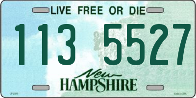 NH license plate 1135527