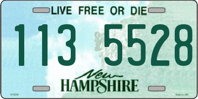 NH license plate 1135528