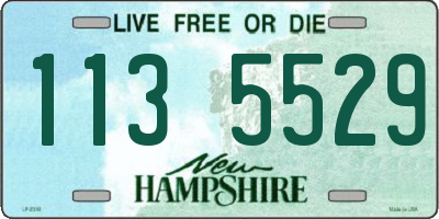 NH license plate 1135529