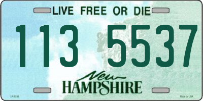 NH license plate 1135537