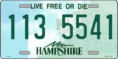 NH license plate 1135541