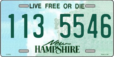 NH license plate 1135546