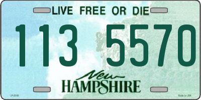 NH license plate 1135570
