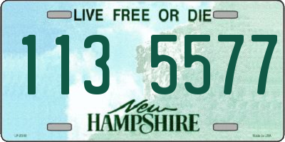 NH license plate 1135577
