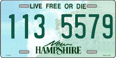 NH license plate 1135579
