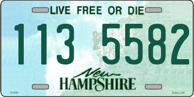 NH license plate 1135582