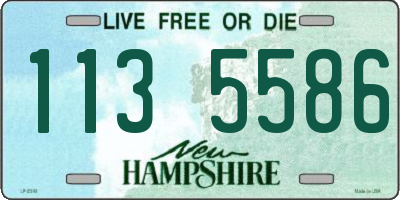 NH license plate 1135586