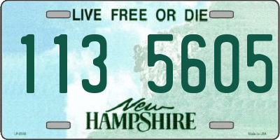 NH license plate 1135605