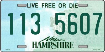 NH license plate 1135607