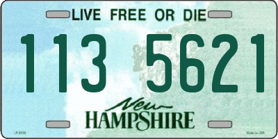 NH license plate 1135621