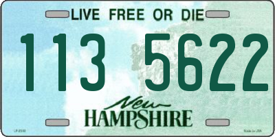 NH license plate 1135622