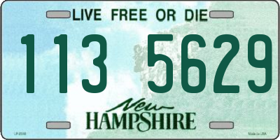 NH license plate 1135629