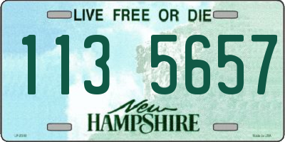 NH license plate 1135657