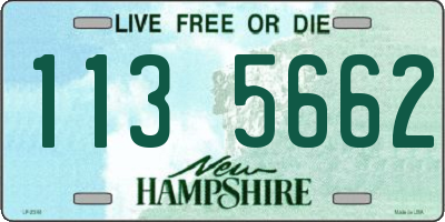 NH license plate 1135662