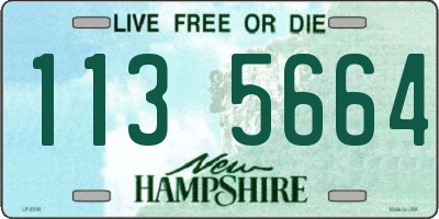 NH license plate 1135664