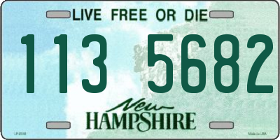 NH license plate 1135682