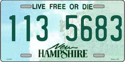 NH license plate 1135683