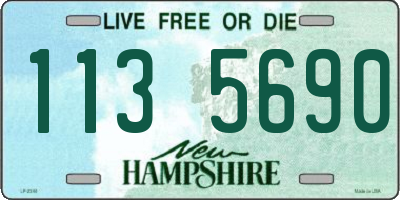 NH license plate 1135690