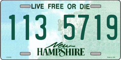 NH license plate 1135719