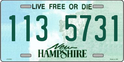 NH license plate 1135731