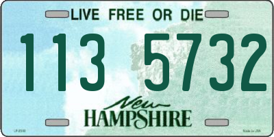 NH license plate 1135732
