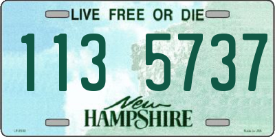 NH license plate 1135737