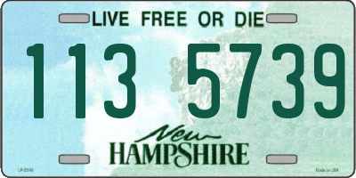 NH license plate 1135739