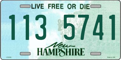 NH license plate 1135741