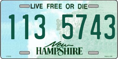 NH license plate 1135743