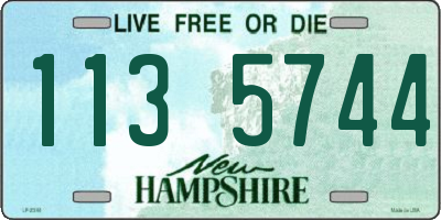 NH license plate 1135744