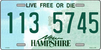NH license plate 1135745