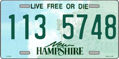 NH license plate 1135748