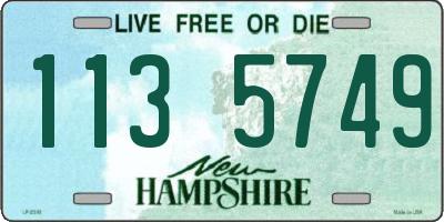 NH license plate 1135749
