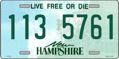 NH license plate 1135761