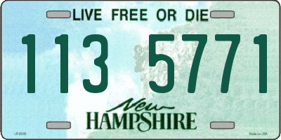 NH license plate 1135771