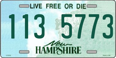 NH license plate 1135773