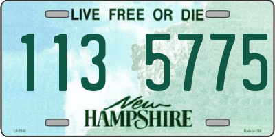 NH license plate 1135775