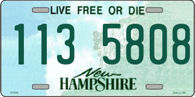 NH license plate 1135808