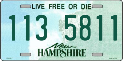 NH license plate 1135811