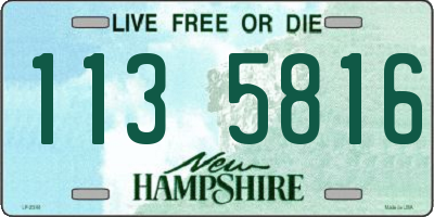 NH license plate 1135816