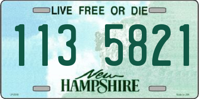 NH license plate 1135821